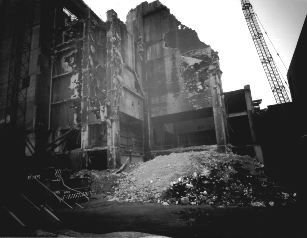 Demolition #2. Pinhole fotografi.